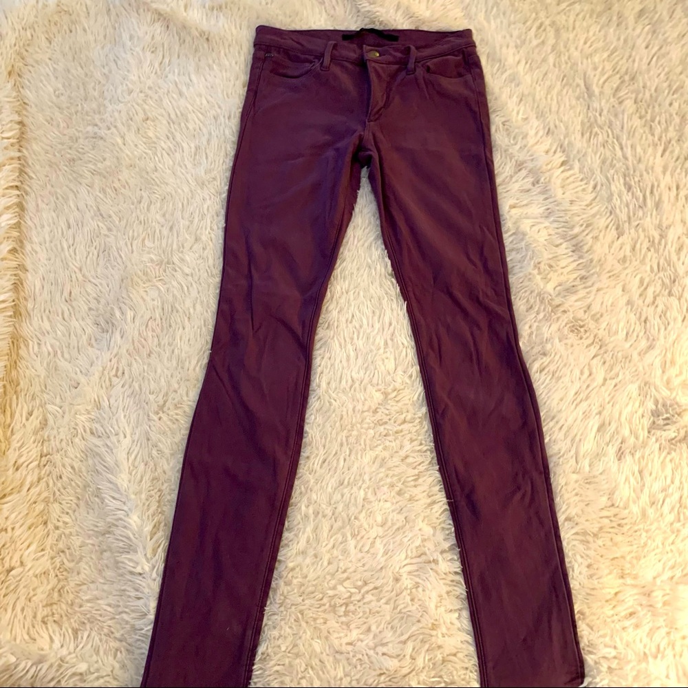 Joe’s skinny jeggings, size 27, lavender/taupe
